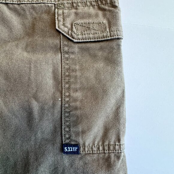 5.11 Tactical Cotton Canvas Cargo Pant Mens 36x34 Tundra Brown - Picture 10 of 13
